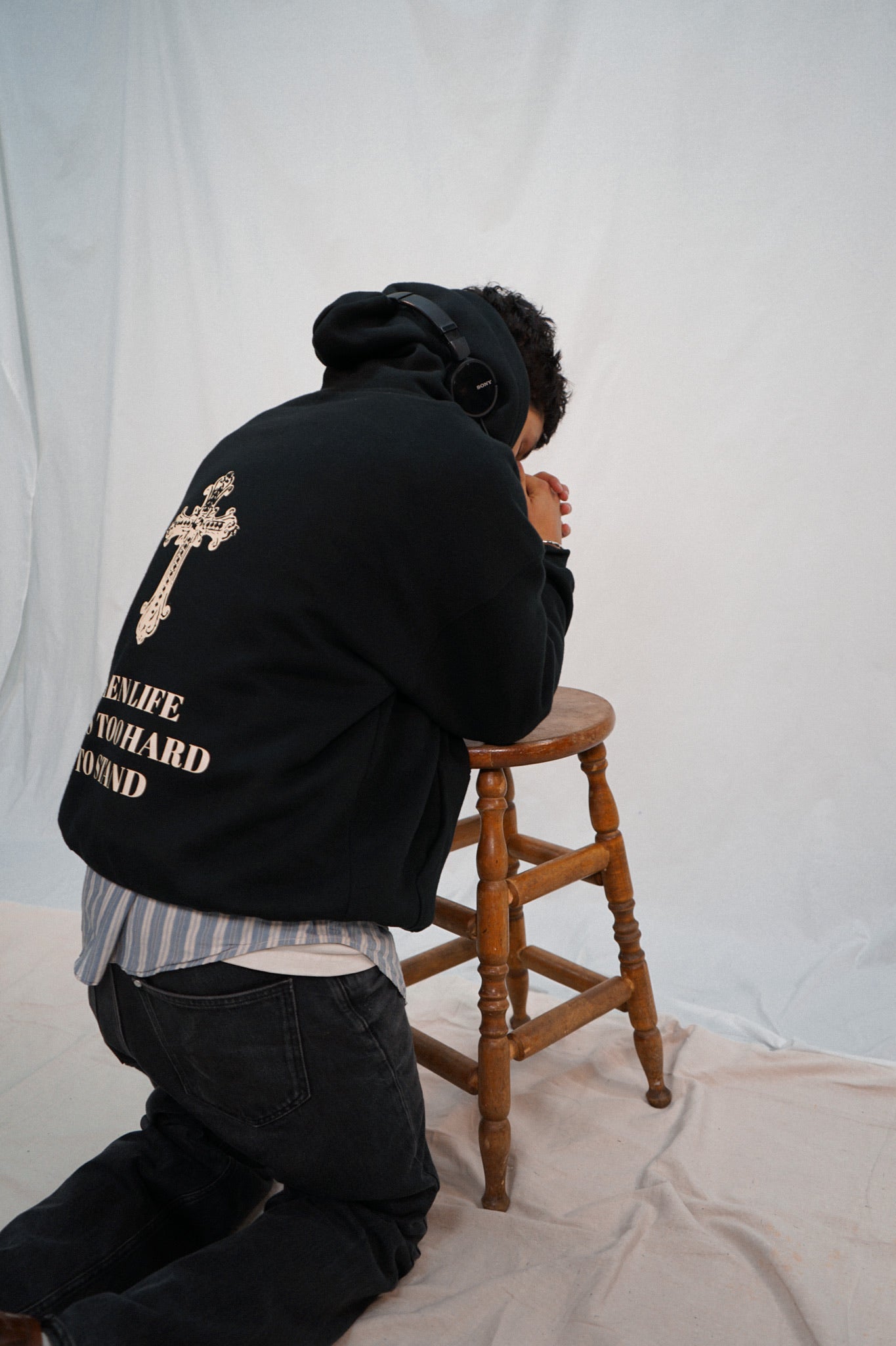 Kneel & Pray Fleeced Hoodie