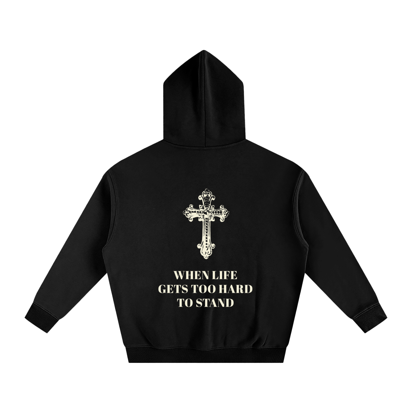Kneel & Pray Fleeced Hoodie